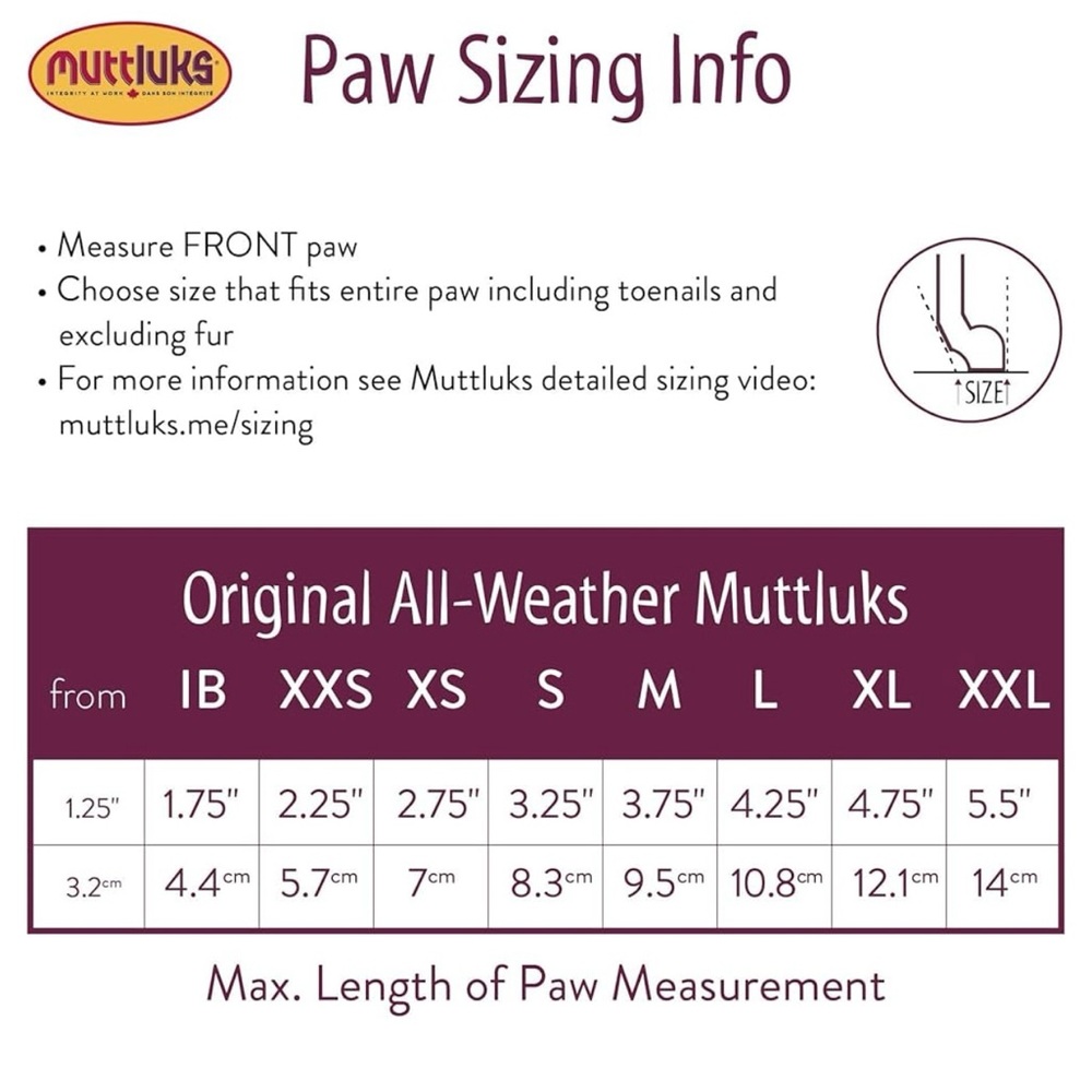 Muttluks All weather Dog Boots NWT - Picture 7 of 7